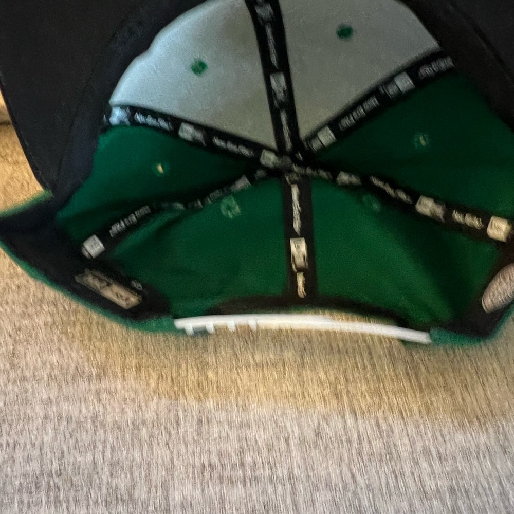 New Era Black and Green Cap
